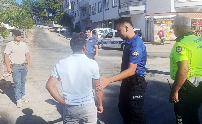Ehliyetsiz sürücüyü korumak için yalan söyledi, karakola götürüldü