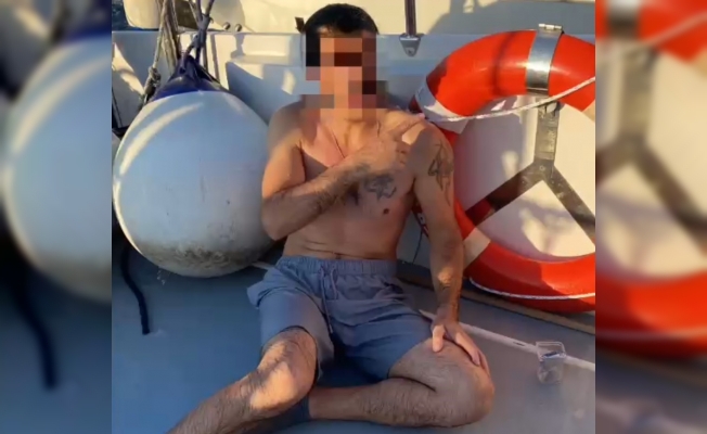 Hapis cezası ile aranıyordu, Yunan adasına yüzerek kaçmaya çalışırken yakalandı!