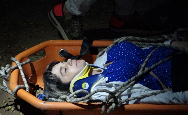 4 metrelik inşaat çukuruna düştü!