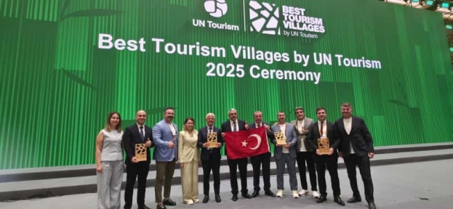 Kaleüçağız'a "En iyi turizm köyleri 2025" ödülü Kaleüçağız'a "En iyi turizm köyleri 2025" ödülü