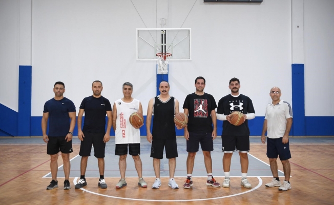  Yeni tesiste ilk maç Başkan Kotan’dan