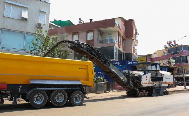 100. Yıl Bulvarı’nda asfalt çalışması