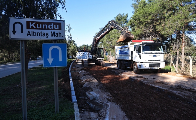 Turizm Bölgesi’nde içme suyu hattı tamamlanıyor, yol yenileniyor