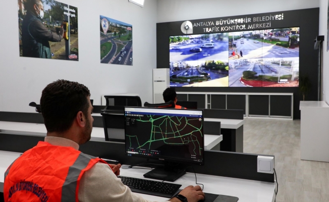Antalya trafiği 7/24 takip altında