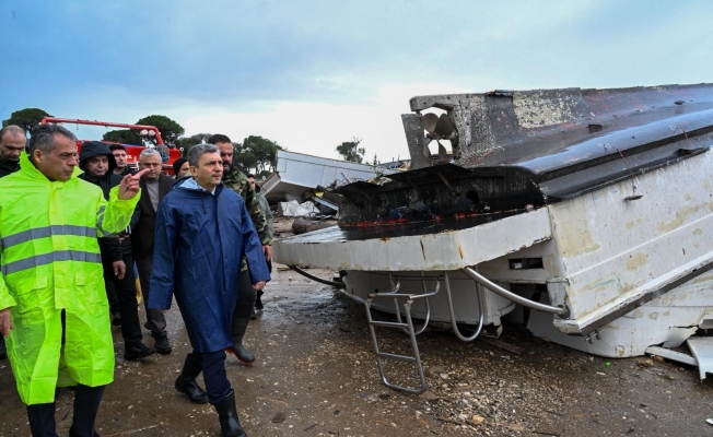 Antalya Valisi Şahin: "Seralar ciddi hasar gördü"