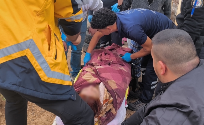 Foseptik çukuruna düştü!