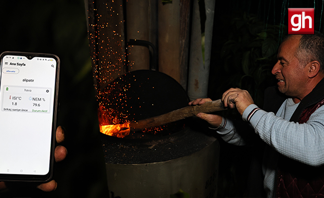 Seralarda dona karşı sıcaklıklar cep telefonundan anlık takip ediliyor!