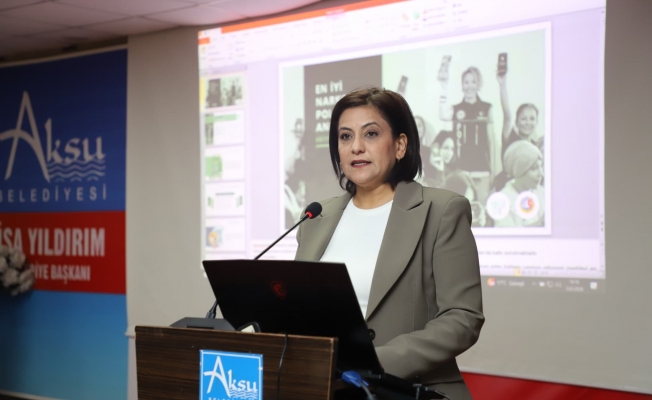 Aksu Belediyesi ev sahipliğinde bağımlılıkla mücadele eğitimi