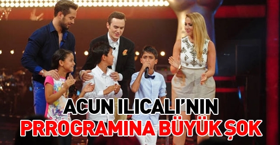 Acun Ilıcalı'nın programına büyük şok