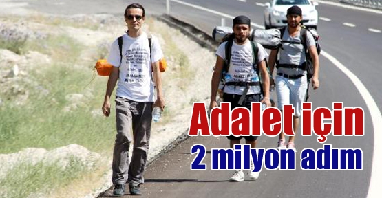 Adalet için 2 milyon adım