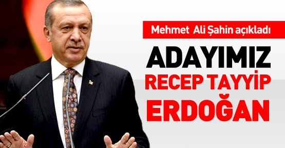 AK Parti resmen açıkladı: Recep Tayyip Erdoğan