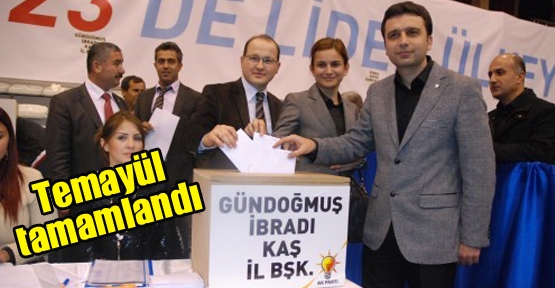 AK Parti'de temayül tamamlandı