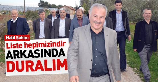 AK Partili Şahin'in liste uyarısı