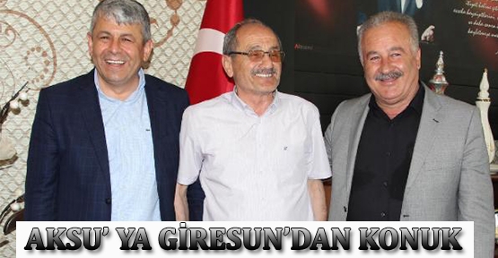 Aksu'ya Giresun'dan konuk