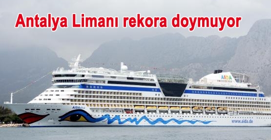 Antalya Limanı geçen yılı rekorla kapattı.