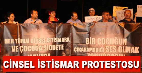 Antalya'da cinsel istismar protestosu