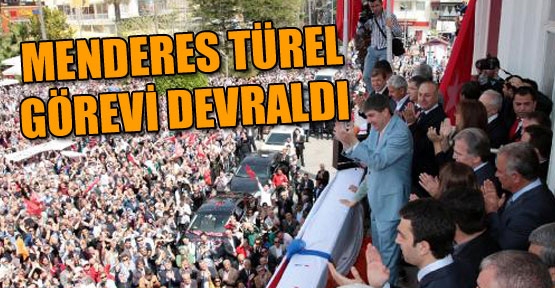 ANTALYA'DA MENDERES TÜREL GÖREVİ DEVRALDI
