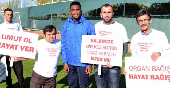 Antalyasporlu organ bağışına dikkati çekti
