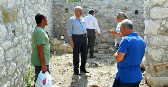 BAŞKAN ÇETİNKAYA OLİMPOS KAZILARINI İNCELEDİ