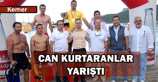 Cankurtaranlar yarıştı