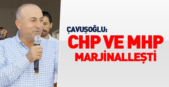 Çavuşoğlu: CHP ve MHP marjinalleşti
