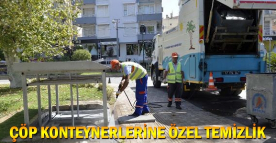 Çöp konteynerlerine özel temizlik