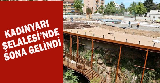 Doğa harikası Kadınyarı'na  şelale