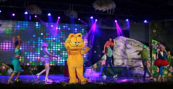 En tembel kedi Garfield, müzikal şovuyla EXPO 2016'da