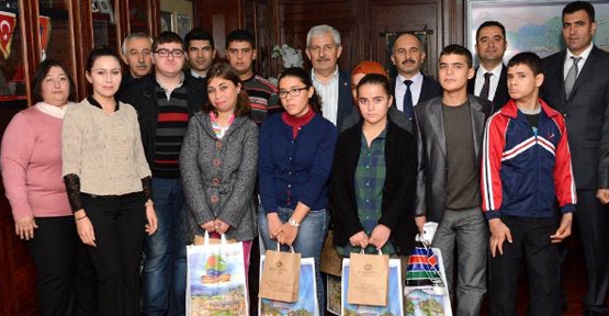 Engellilerden başkana ziyaret