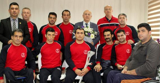 Engelli sporculardan ziyaret