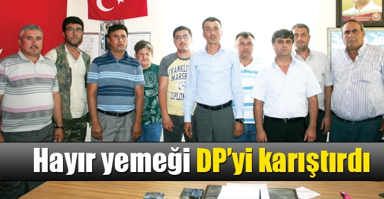 Hayır yemeği DP’yi karıştırdı