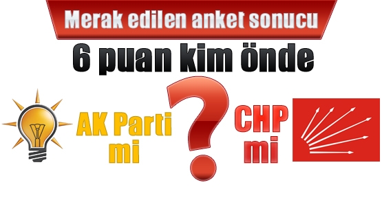 İşte merak edilen anket sonucu 