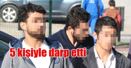 Kasadaki parayı alan çalışanını 5 kişiyle darp etti