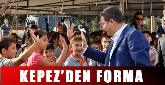 Kepez'den öğrencilere forma