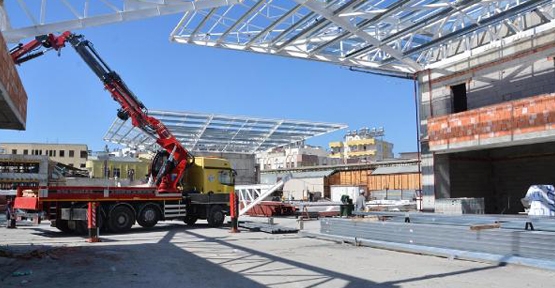 Manavgat Pazartesi Pazarı inşaatı devam ediyor