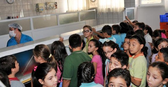 Minik gözler kantin teftişinde
