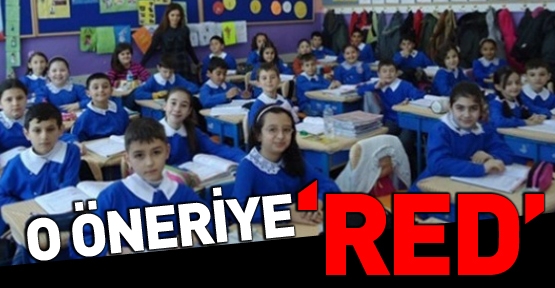 O öneriye 'red'