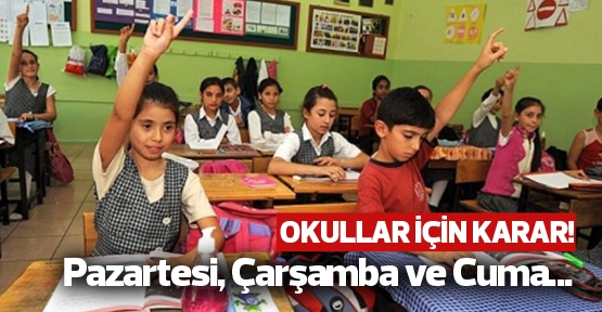 Okul sütü programı belirlendi
