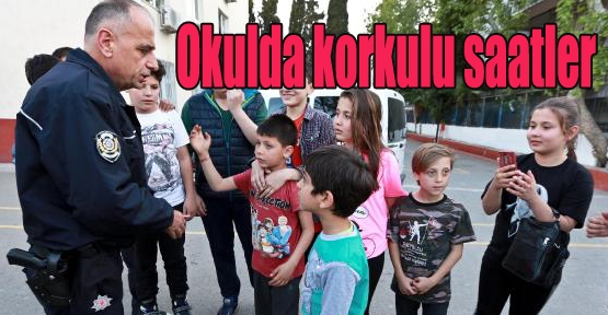 Okulda kilitli kaldılar