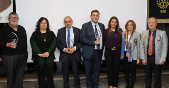 Olimpos Rotary'den Meslek Hizmet Ödülleri