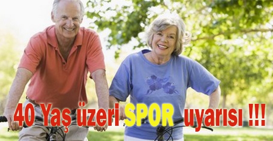 Pofesör Gölbaşı'ndan 40 yaş üzeri spor uyarısı