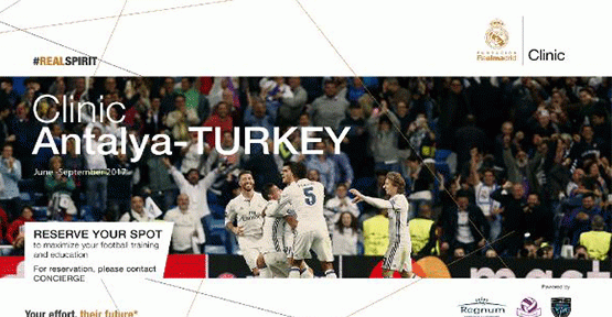  Real Madrid, Serik'te futbol akademisi açacak