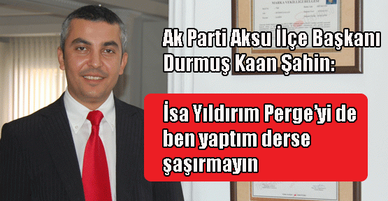 Şahin'den Yıldırım'a eleştişri