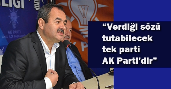 Samani, “Verdiği sözü tutabilecek tek parti AK Parti'dir”