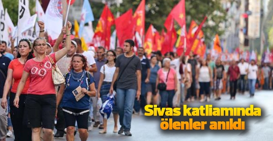 Sivas katliamında ölenler Antalya’da anıldı