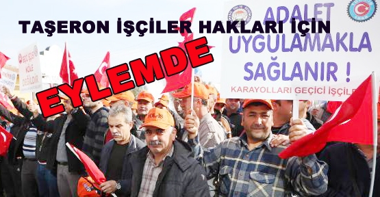Taşeron işçiler Antalya'da haklarını aradı
