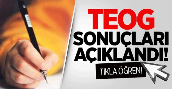 TEOG Sonuçları Açıklandı!