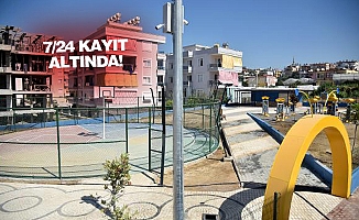 Parklara kameralı güvenlik önlemi