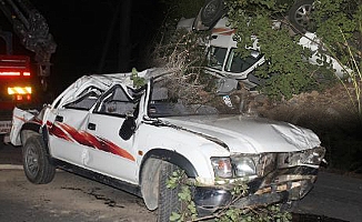 Kemer'de feci kaza: 1 ölü, 3 yaralı