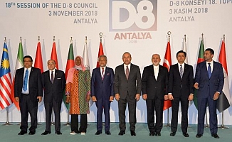 D-8 Dışişleri Bakanlar Konseyi Antalya'da